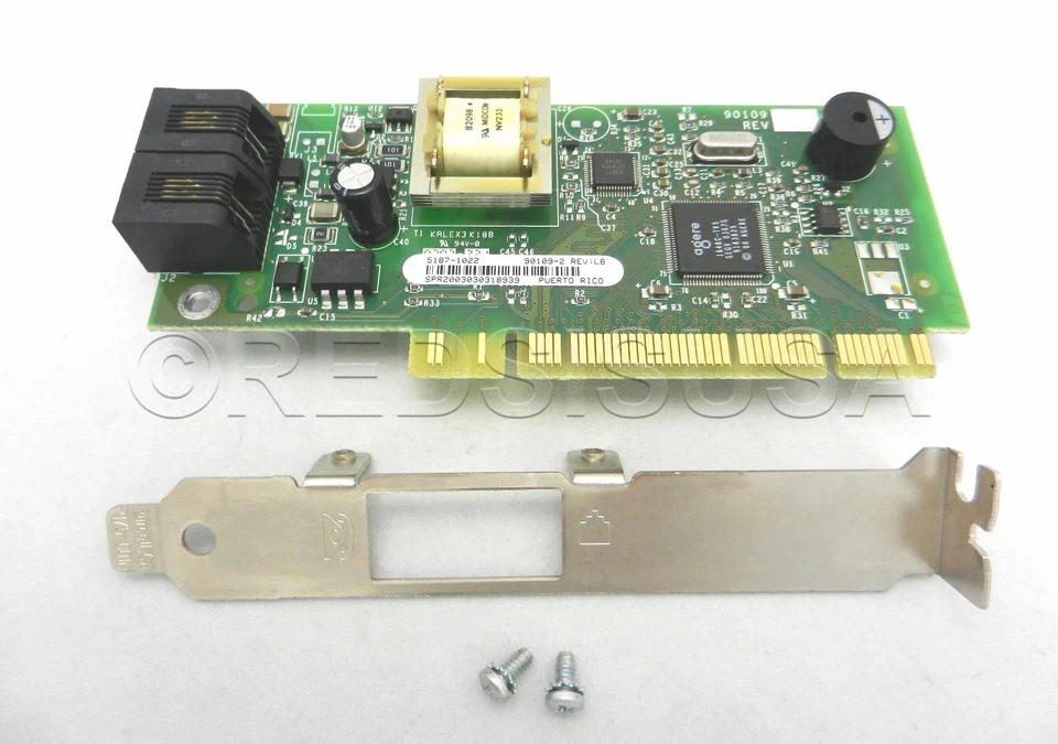 Modem adaptador de rede Smart Modular Technologies 56K PCI Ethernet modelo 90109-2 - Imagem 2 de 4