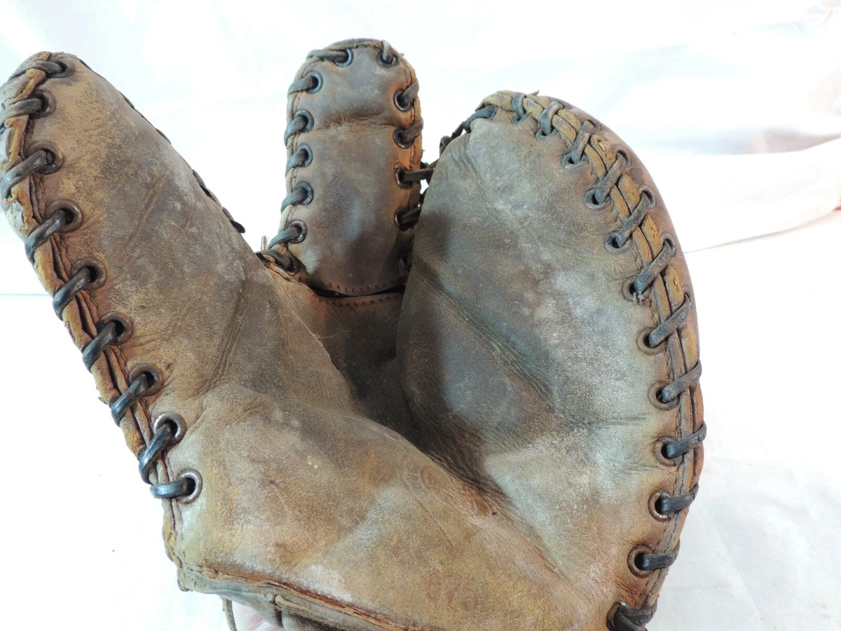 Three finger sales baseball glove