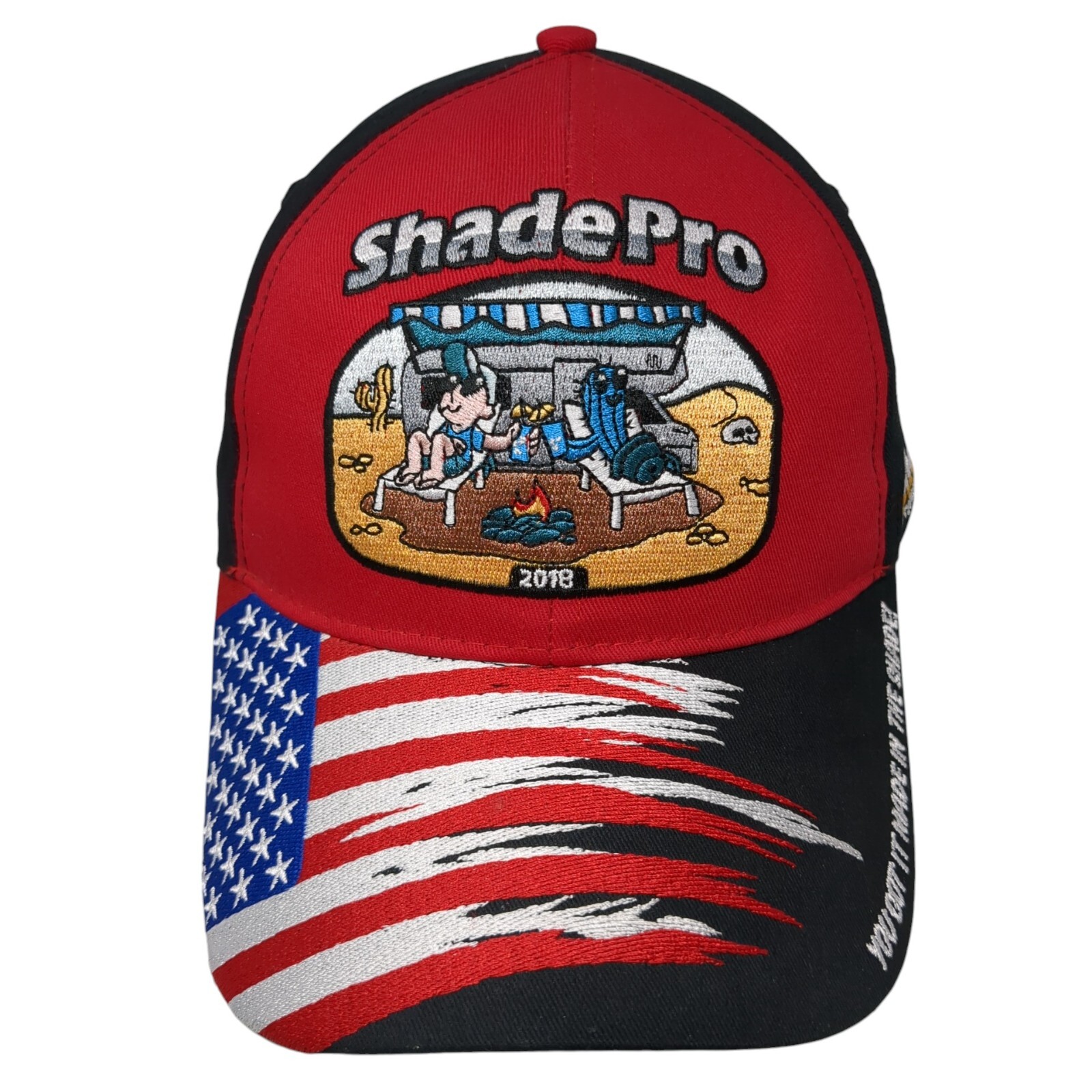 ShadePro Strapback Hat Multi One Size Adjustable … - image 1