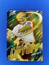 2021 Topps Fire Juan Soto #WHL-19 We Have Liftoff Gold Minted