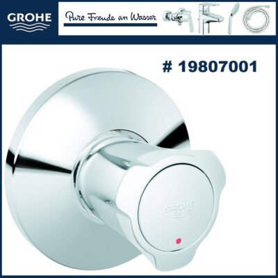 GROHE 19807001 UP Ventil Oberbau COSTA Warmwasser rot EBT 20 - 200 mm chrom