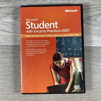 Microsoft Student with Encarta Premium 2007 Software