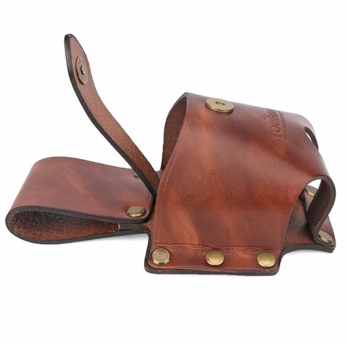 TOURBON Leather Tape Measuring Holder Case Tool Carrier Belt Holster Pouch - Picture 16 of 23