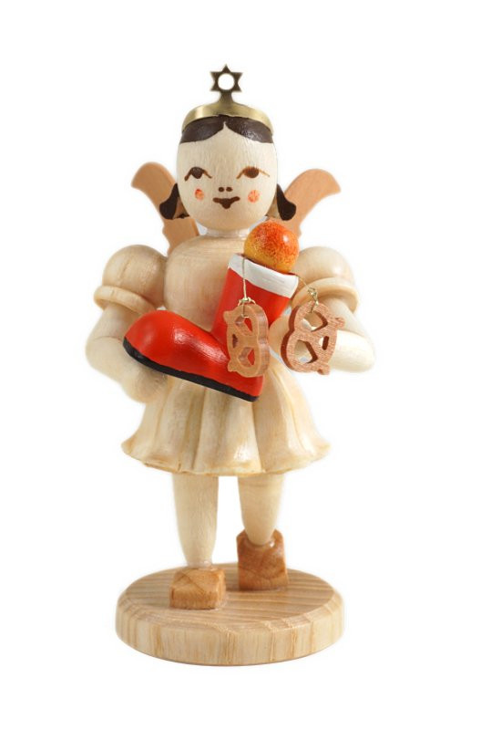 Blank Engel Kurzrock Nikolausstiefel Natur EK-M 014 Erzgebirge Neuheit 2025