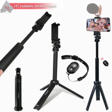 Vivitar 13 Inch Foldable Pocket Tripod  Wireless Remote  Smart Phone Bracket