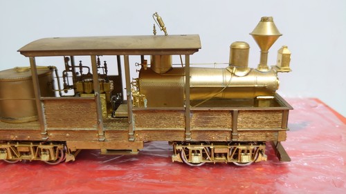 PSC Brass Wagon Top Class A Climax 2-Truck Locomotive - On3 scale - Picture 5 of 18