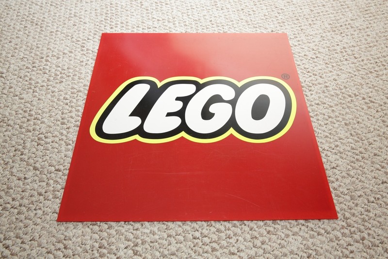 Vintage Lego Toys "R" Us Store Display Sign 18" x 17"
