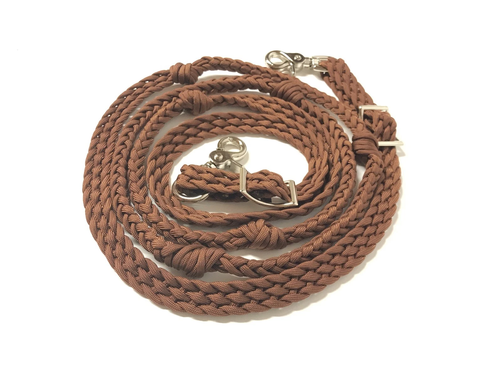 Tiffany's Braided Tack Barrel Reins - Thumbnail 2