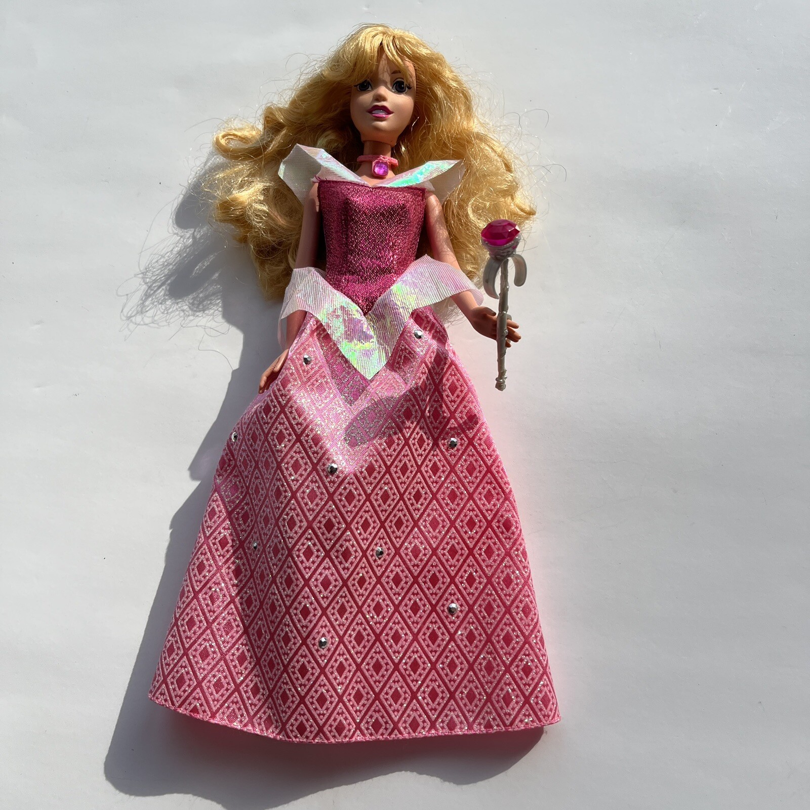 Disney Doll Sleeping Beauty Aurora Gem Princess with Scepter
