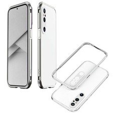 Funda rígida duradera de aluminio con marco de parachoques para SONY Xperia
