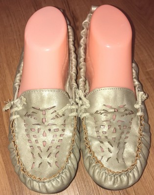 taupe moccasins