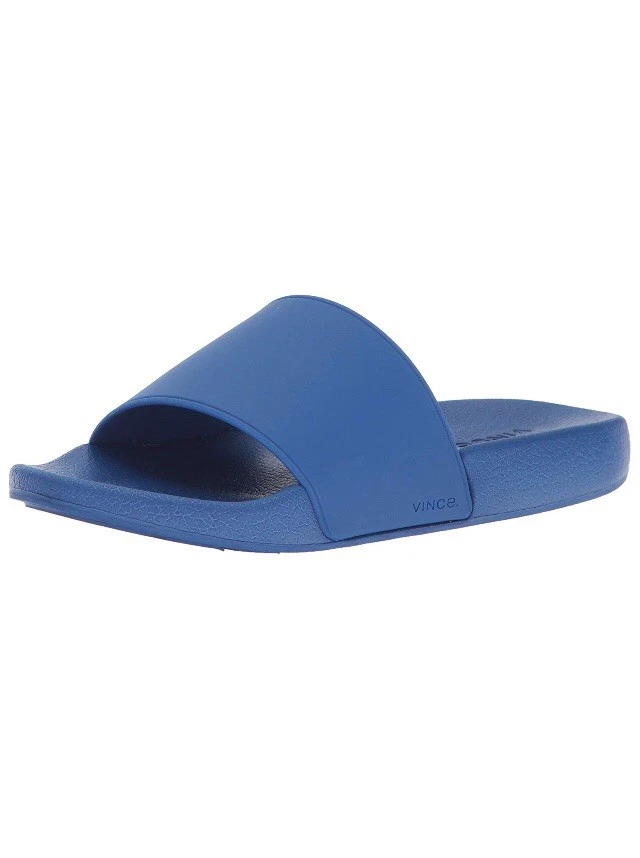 Women Vince Westcoast Slide Sandal Synthetic Royal Blue