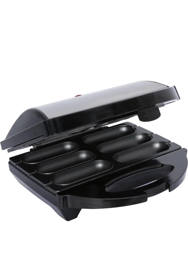 Машина для изготовления кукурузы собак антипригарный электрический пресс мини кухня нержавеющая сталь - Изображение 4 из 4