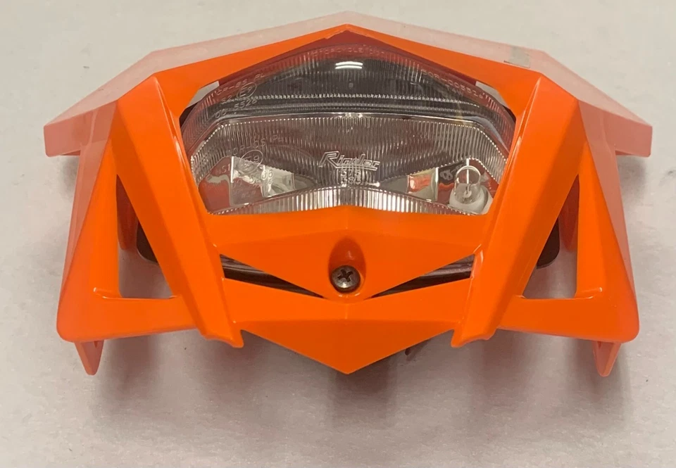 Maske Polisport Lmx Orange Motorrad Enduro - Halogenlampe - Bild 4 von 4