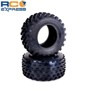 Schumacher gomme cut stagger low profile yellow 1/10 off-road
