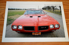 1970 Pontiac Gto Feature Photo Picture Print Poster 70
