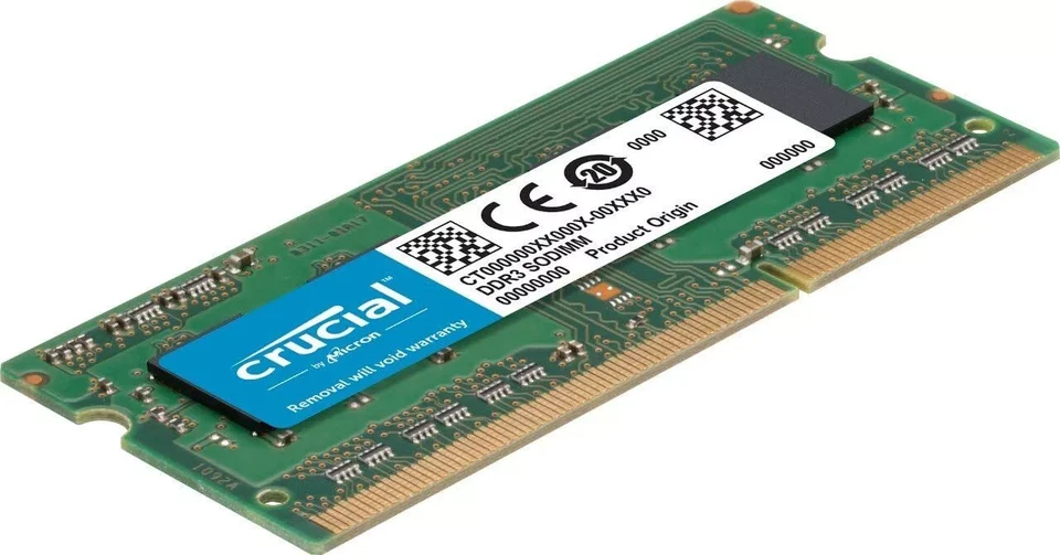 Crucial DDR3L 16GB Kit 2x8GB 1600 MHz PC3L-12800 1.35V Laptop RAM Sodimm Memory - Image 4 of 4