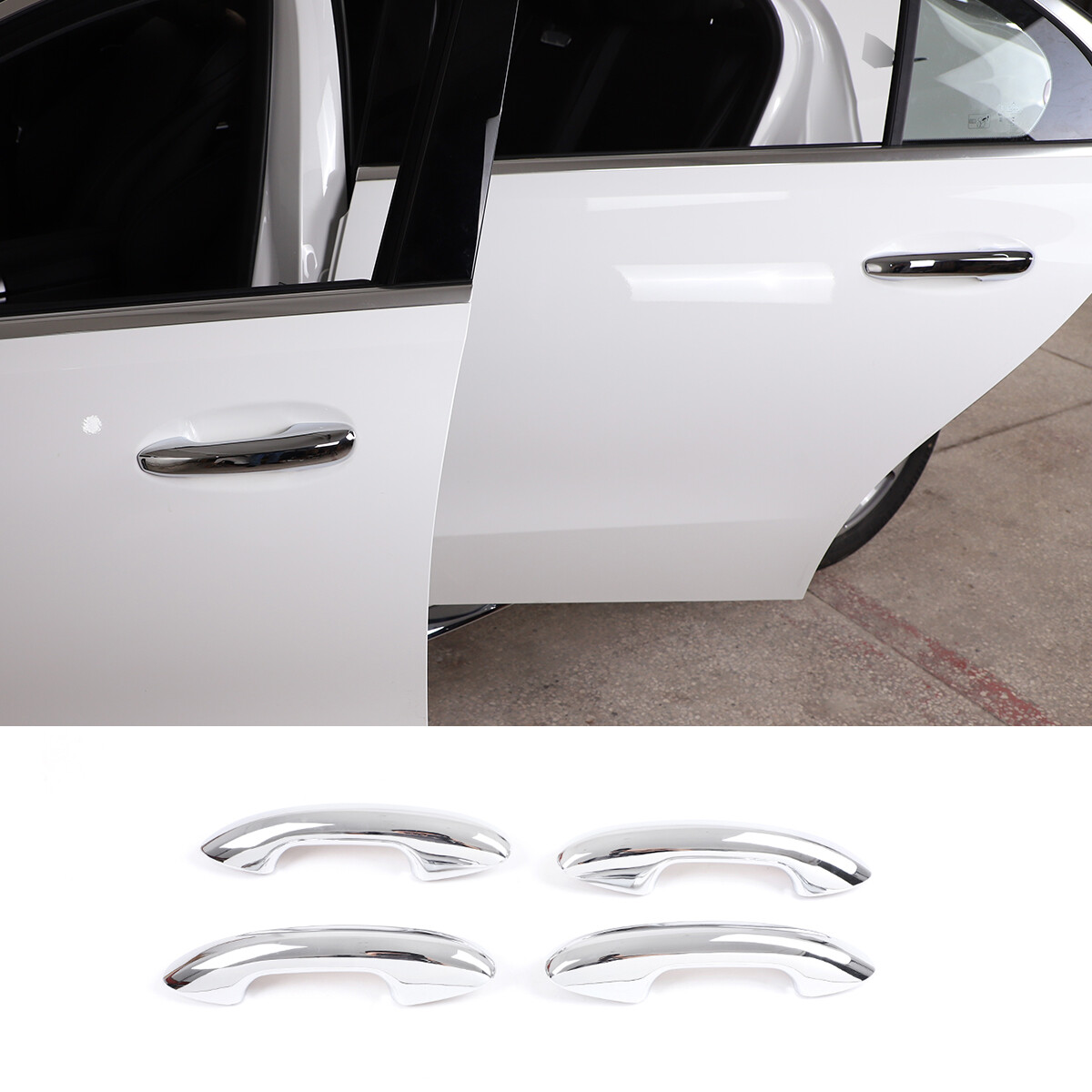 ABS Chrome Exterior Car Door Grab Handle Trim Cover For Benz C Class W206 2022+ eBay