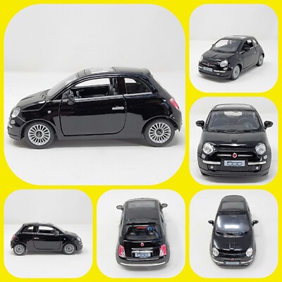 Fiat 500C ミニカー 2020 New Fiat 500e 500 1/28 Scale Diecast Model by Kinsmart - RED