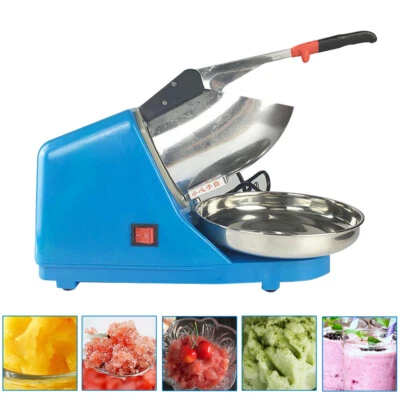 PROYYBSHOP07* Elektrischer Edelstahl Ice Crusher Crusheisbereiter Eiswürfel Eiszerkleinerer
