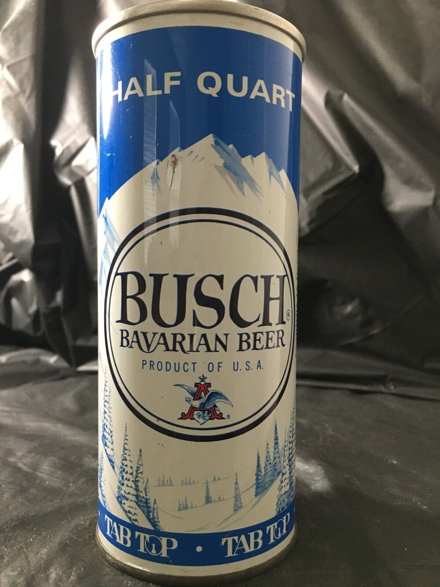 Busch Bavarian Beer 16 oz., SS ZT TO, Nice Empty Indoor Can | eBay