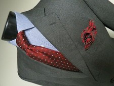 Recent Ermenegildo Zegna Trofeo side vented 100 lana wool sport coat 44 L