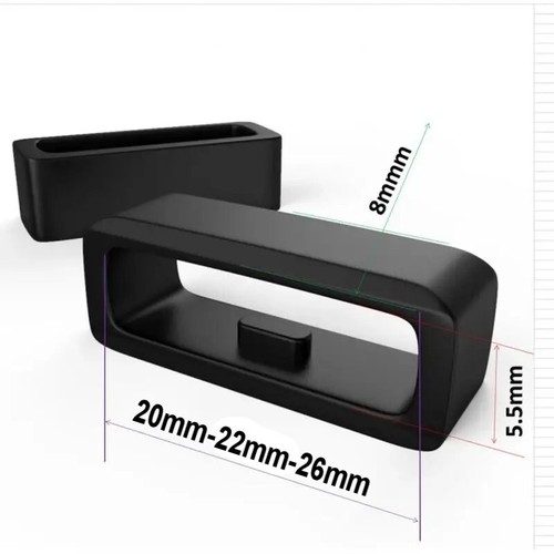 2 Pasante Correa Reloj Compatible Garmin Fenix 5S 6S Plus 5X 6X Zafiro - Imagen 2 de 9