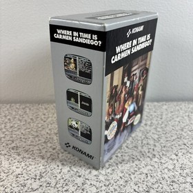 Where in Time is Carmen Sandiego? (Nintendo NES 1991) Konami - BOX ONLY