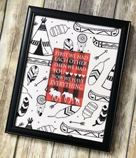 Boy Woodland Nursery Print, Baby Boy Moose Nursery Decor 11x14 Unframed