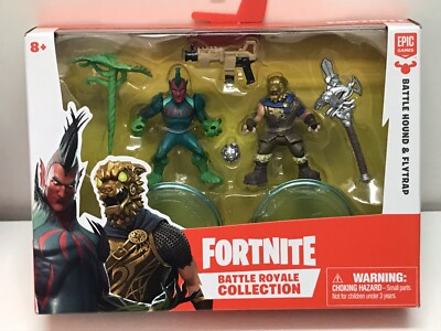 Fortnite Battle Royale - Pack Duo Figurines 5cm - Battle Hound Flytrap 3612409146882