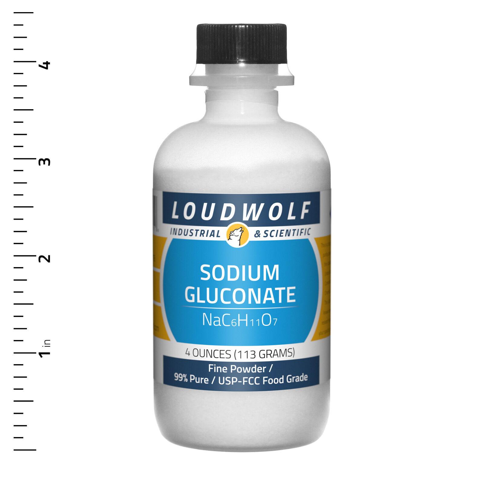 Sodium Gluconate 4 Oz USP-FCC Food Grade Fine Powder USA SELLER