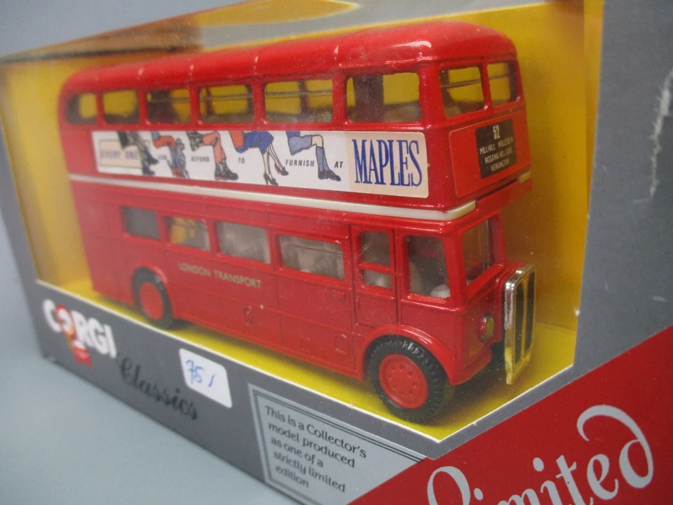 ZA164 CORGI CLASSICS C634 1/43 1:43 Autobus londonien ligne 52 London Transport - Photo 2/4