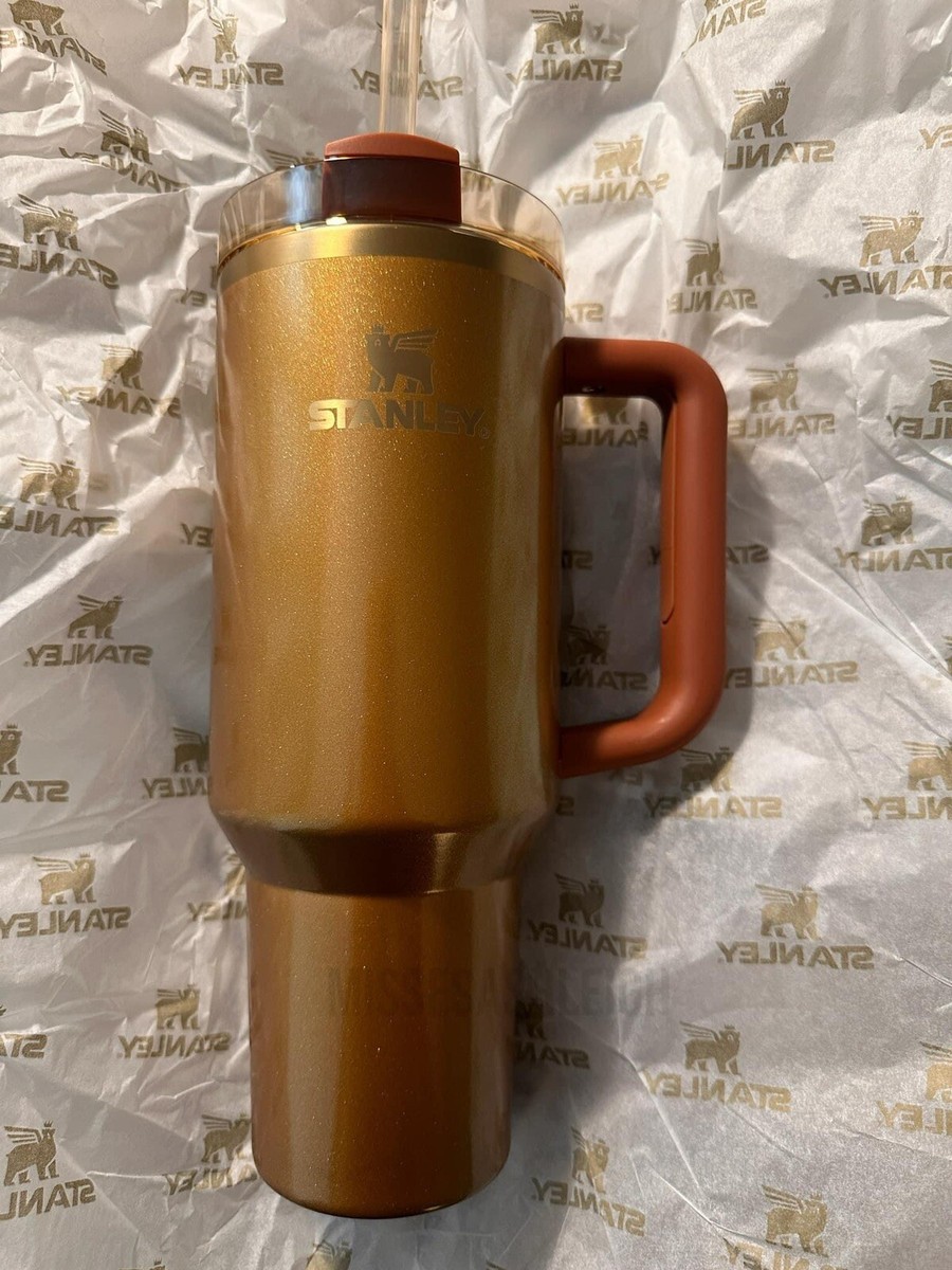 New Rare Stanley copper Tinsel 40 OZ Tumbler Limited Edition Sold 
