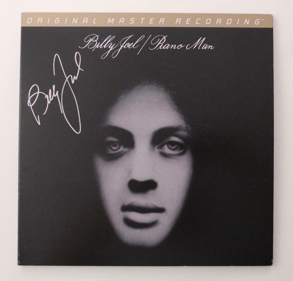 BILLY JOEL SIGNED AUTOGRAPH ALBUM VINYL RECORD - PAINO MAN MASTER