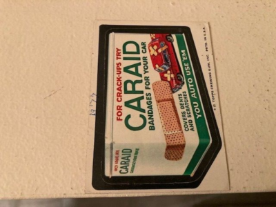 #ad #ad TOPPS 1974 WACKY PACKAGES SERIES 10 CARAID BANDAGES TAN BACK EX C $5.00