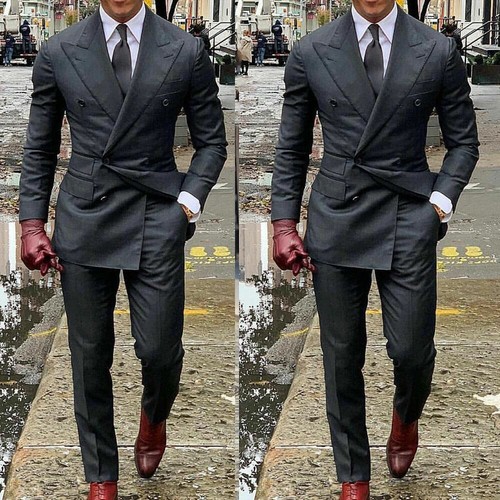 Business Men Suits Slim Fit Formal 