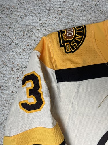 Maglia uomo Adidas Patrice Bergeron Centenario Boston Bruins nuova taglia 50 Med - Foto 3 di 8