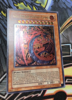 Uria, Herr der reißenden Flammen SOI-DE001 Ultimate Rare 1. Auflage - EXCELLENT