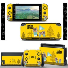 Animal Crossing Yellow VINYL SKIN Screen Protector for Nintendo Switch Joy-Con