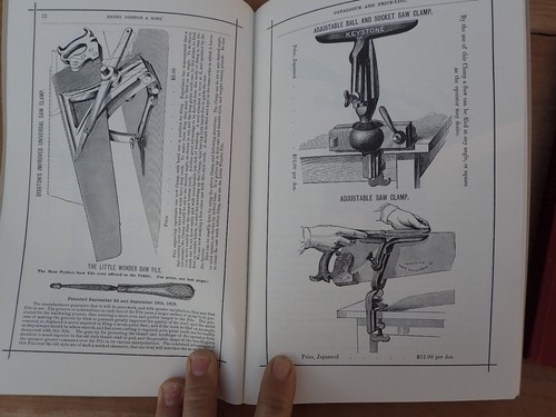 NEW OLD STOCK: Catalogue Reprint Simonds Saws 1919 & Disston Keystone works 1876 - Picture 11 of 12