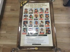 1999 TOPPS GALLERY HERITAGE RARE PROMOTIONAL POSTER GRIFFEY,JETER, RIPKEN,AARON+