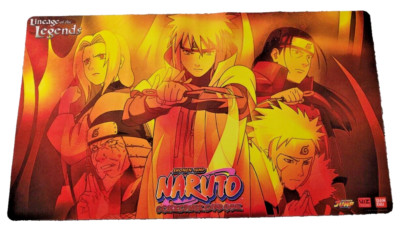 Naruto Lineage of the Legends Five Hokage 3rd 4th 5th CCG Official Playmat RARE