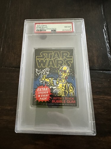 1977 Topps Star Wars 1st Series Sealed Wax Pack - PSA 8 Own A Piece Of History!! - Picture 1 of 3