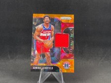 2019-20 PANINI PRIZM BASKETBALL ADMIRAL SCHOFIELD ROOKIE PATCH ORANGE ICE