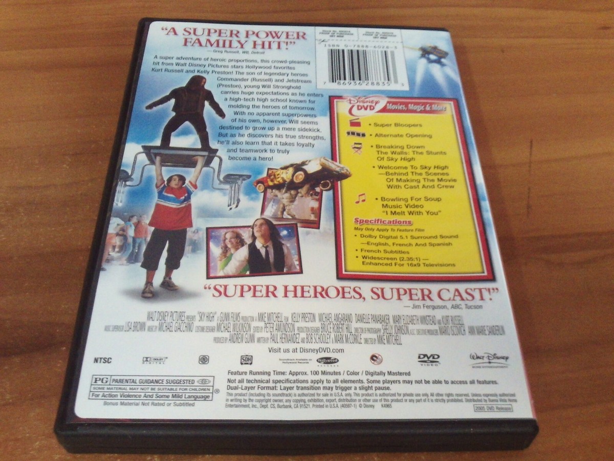 Sky High (DVD, 2005 Widescreen) Kurt Russell | eBay