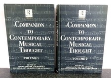 Companion to Contemporary Musical Thought, 2 ...