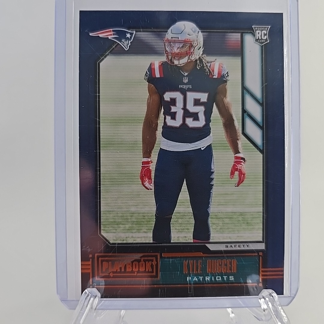2020 Panini Playbook Kyle Dugger #183 RC New England Patriots
