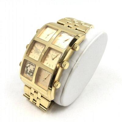 IceLink GENERATION BIG CASE GZB-YYY Quartz Used Watch Gold IceLink GENERATION BIG CASE GZB-YYY Quartz Used Watch Gold