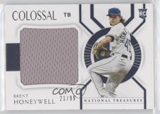 2021 Panini National Treasures Colossal Materials 21/99 Brent Honeywell fm0