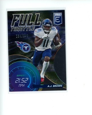 2021 Panini Donruss Elite Full Throttle #FT21 A.J. Brown #d 254/349